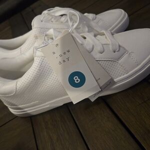 A New Day  White Sneakers